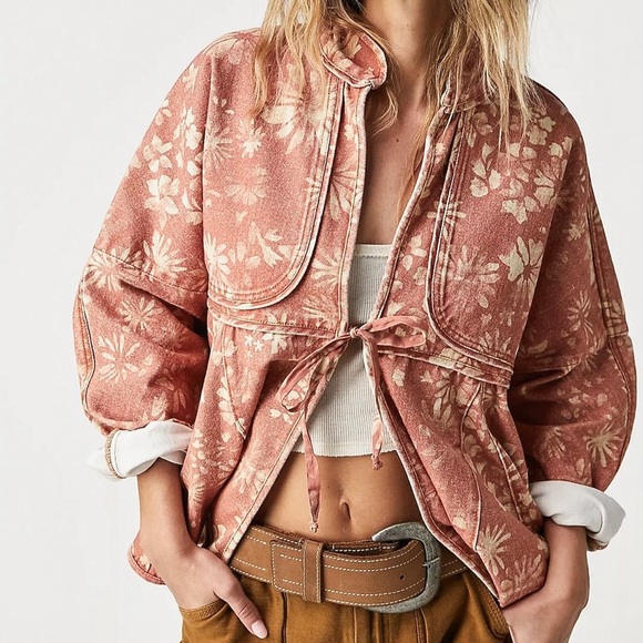Free People Jackets & Blazers - Free People Lua Bed Denim Jacket